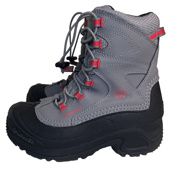 Columbia Other - Columbia Bugaboot III Gray Waterproof 200 Grams Winter Snow Boots Youth Size 3